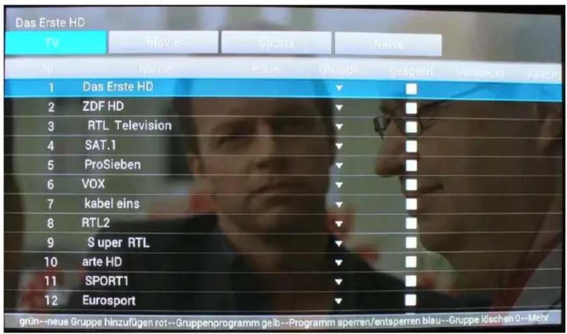 Comag Smart TV HD Android - Listeneditor (Symbol: i) - 1