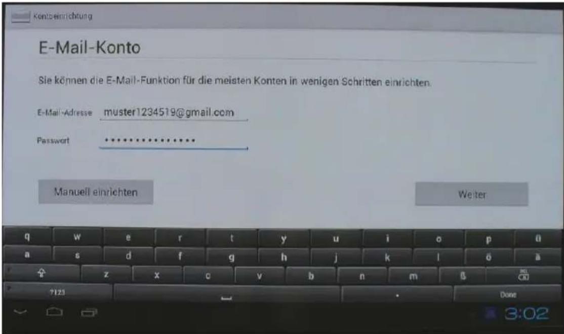 Comag Smart TV HD Android - Bestehendes Email-Konto hinzufügen - 1