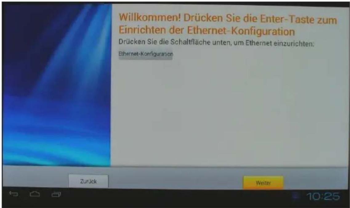 Comag Smart TV HD Android - Netzwerkverbindung per Ethernet-Kabel: - 8