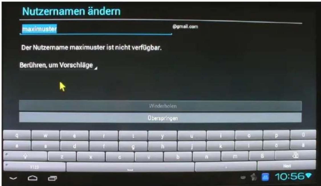Comag Smart TV HD Android - Google-Konto einrichten/Receiver bei Google anmelden (Gmail) - 8