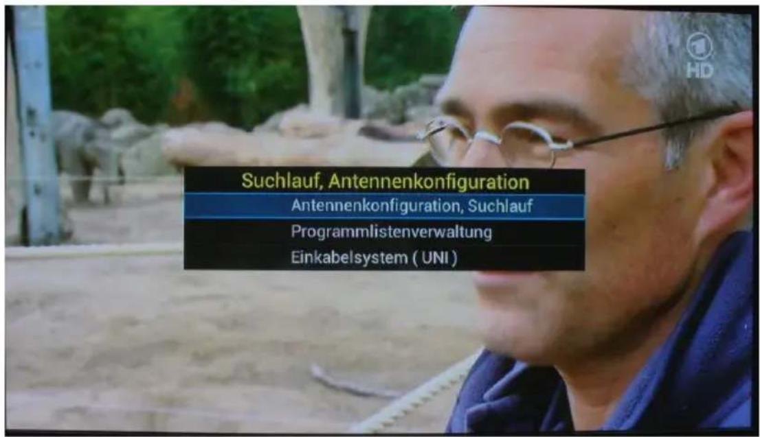 Comag Smart TV HD Android - - Suchlauf, Antennenkonfiguration - 1
