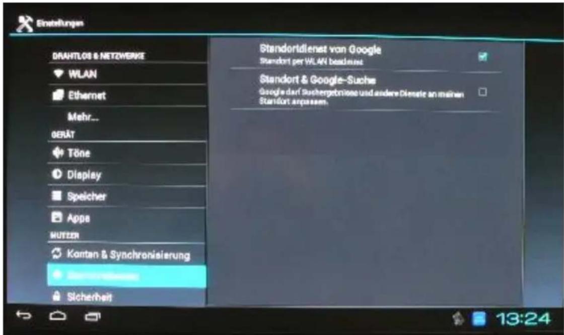 Comag Smart TV HD Android - Hinzugefügtes Email-Konto entfernen - 4