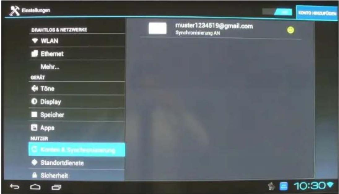Comag Smart TV HD Android - Es erscheint: - 4