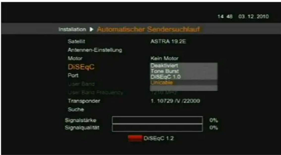 Comag SL90HDplus CIplus - Anschluss an ein Einkabel-System (EN 50494) - 1