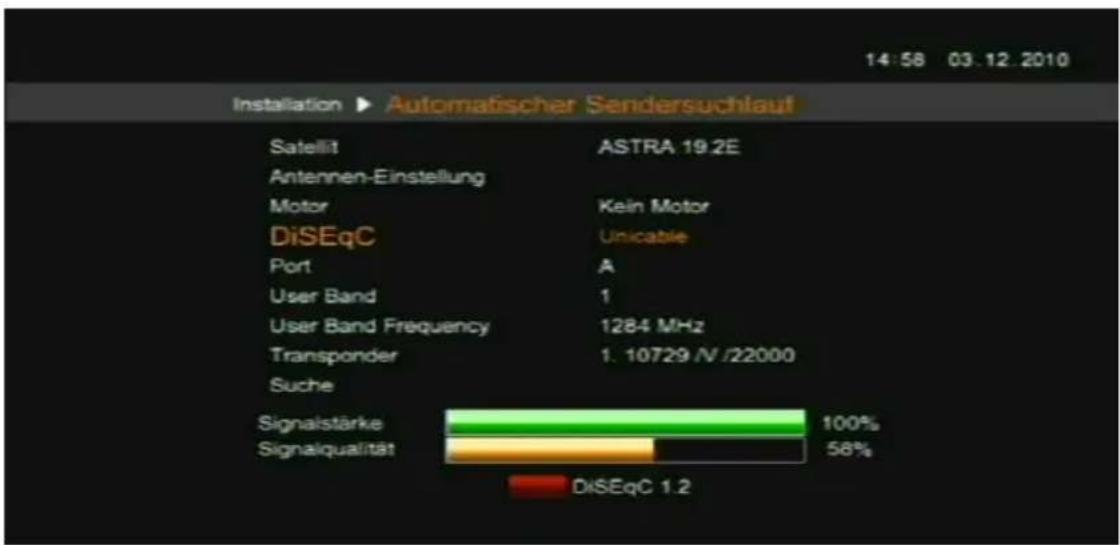 Comag SL90HDplus CIplus - Anschluss an ein Einkabel-System (EN 50494) - 2