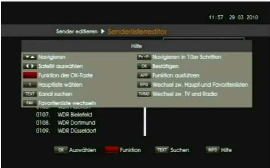 Comag SL90HDplus CIplus - - Senderlisteneditor - 2