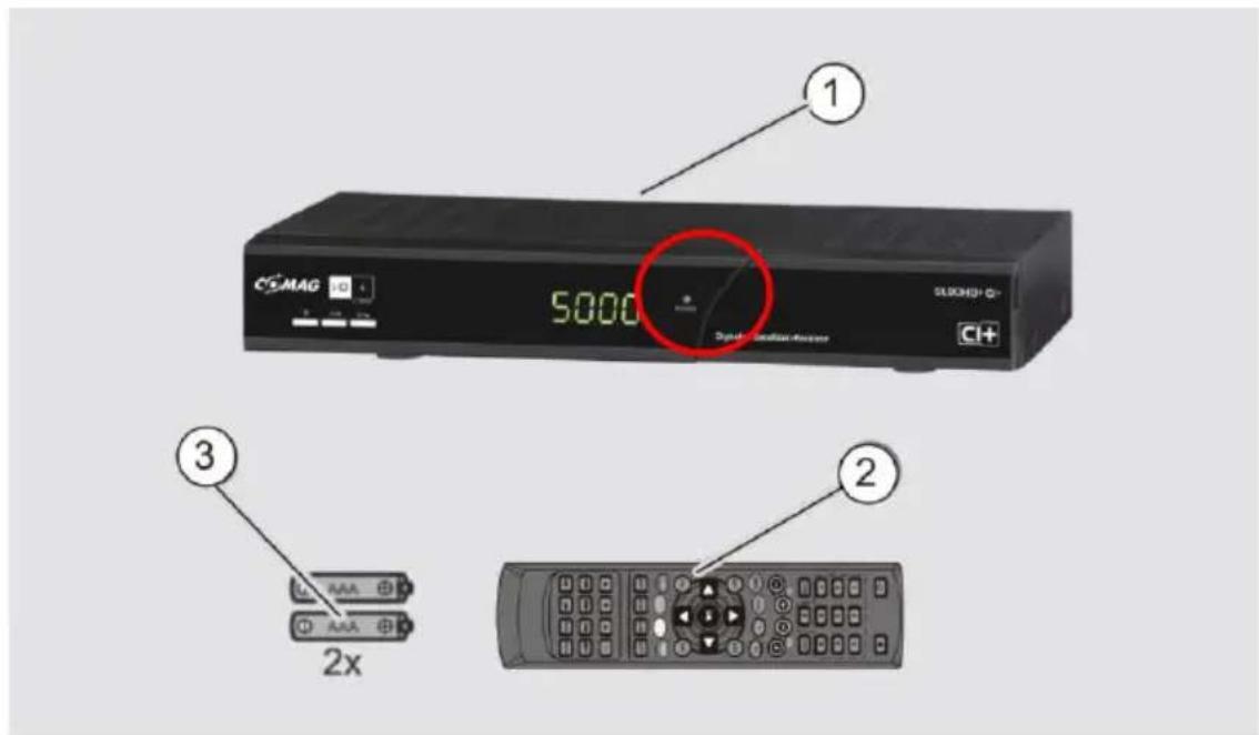Comag SL90HDplus CIplus - Lieferumfang - 1