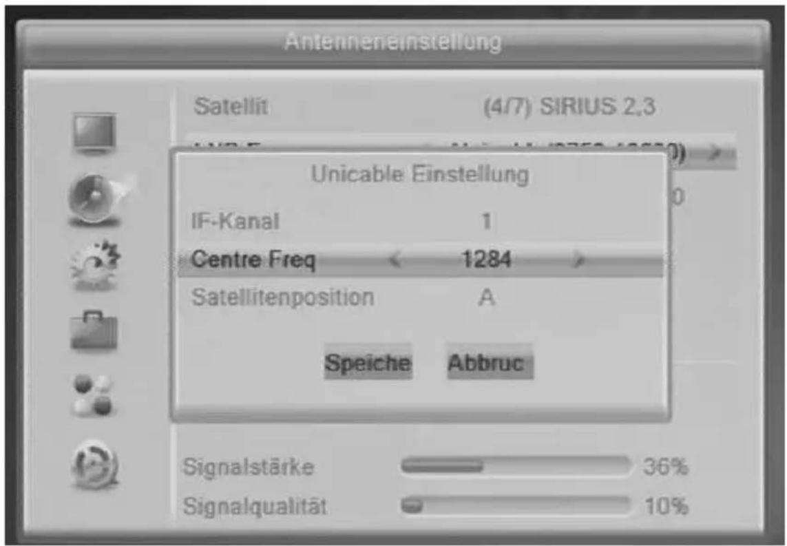 Comag SL905hd - Anschluss an ein Einkabel-System (EN 50494) - 1