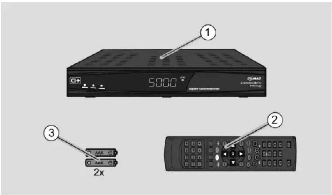 Comag SL905hd - Lieferumfang - 1