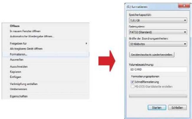 MEGASAT Shipman GPS-AutoSkew - Vorbereitung der SD Karte: - 2