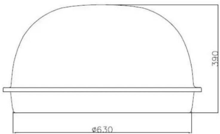 MEGASAT Shipman Auto Skew GPS WSTA-VM250PSG - Antenna Drawing - 1