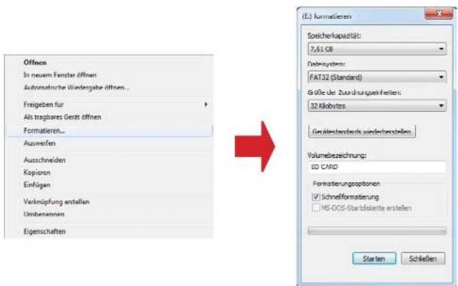 MEGASAT Seaman 60 GPS-Auto Skew - Vorbereitung der SD Karte: - 2
