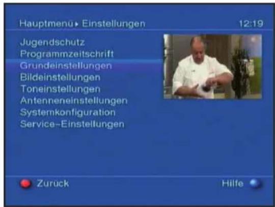 Telestar Teledigi 3 S plus - Grundeinstellungen - 1