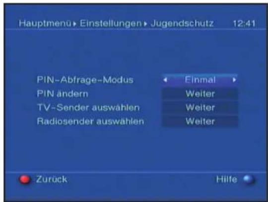 Telestar Teledigi 3 S plus - Jugendschutz - 1