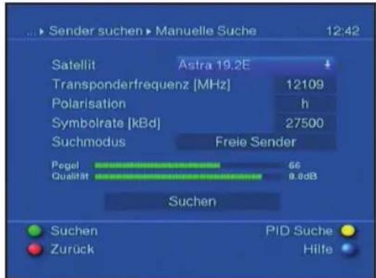 Telestar Teledigi 3 S plus - Manuelle Suche - 1