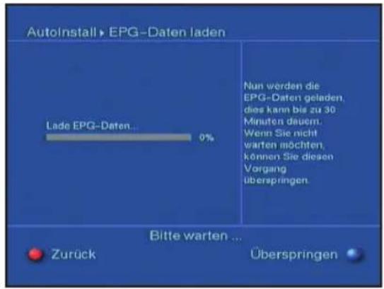 Telestar Teledigi 3 S plus - Aktualisierung der EPG Daten - 1