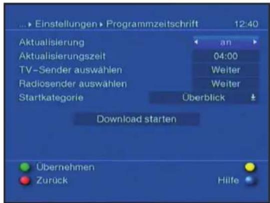 Telestar Teledigi 3 S plus - Programmierung der elektronischen Programmzeitschrift - 1