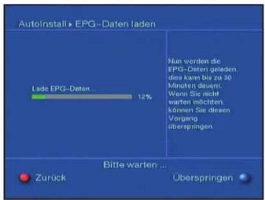 Telestar Teledigi 3 S plus - Aktualisierung der EPG Daten - 2