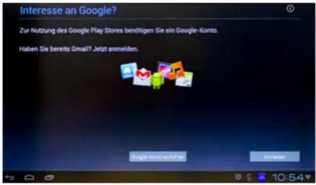 MEGASAT Mediabox Android - Google Play Account - 1