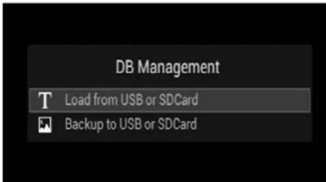 MEGASAT Mediabox Android - DB Verwaltung - 1