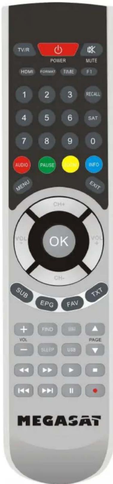 MEGASAT HD950 - Fernbedienung - 1