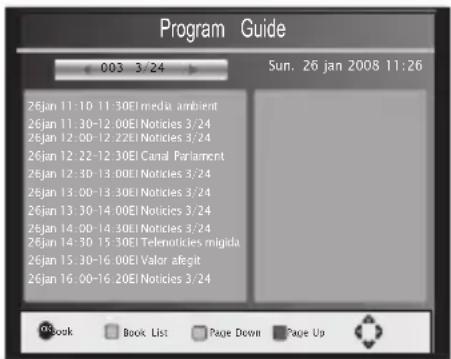 MEGASAT HD550 - Programmeinstellungen - 4
