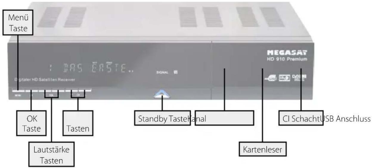 MEGASAT HD 910 Premium - Vorderseite - 1