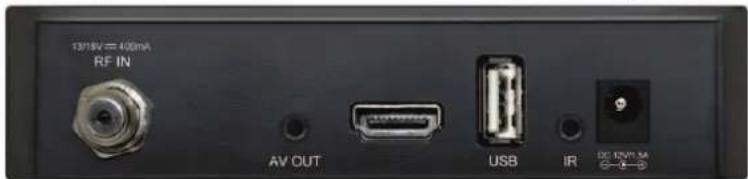 MEGASAT HD Camping Receiver Comfort - Rückseite - 1