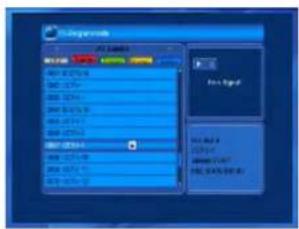 MEGASAT HD 720se - TV Programmliste - 2