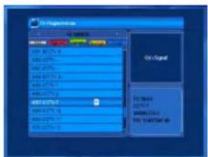 MEGASAT HD 720se - TV Programmliste - 3