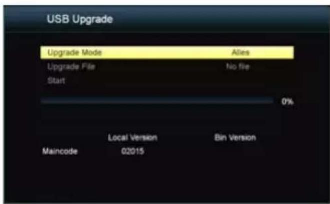 MEGASAT HD 600 - USB Upgrade - 1