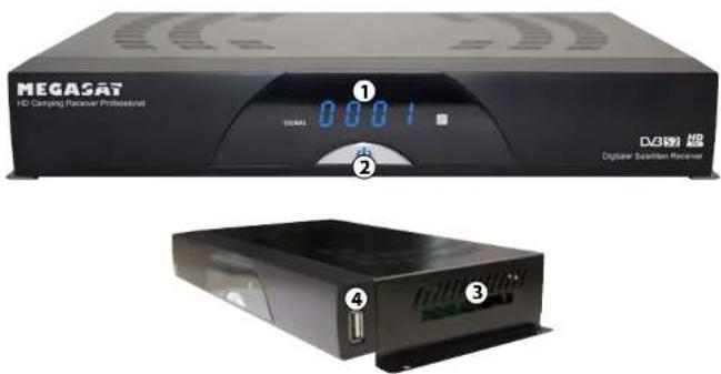 MEGASAT HD Camping Receiver Professional - Vorderseite - 1