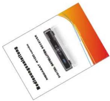 Badenungsanleitung MEGABAT A100 combo DIGITAL SATELLITER RECEIVER