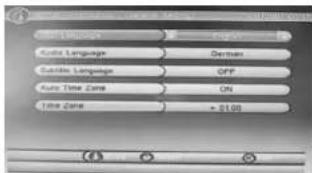 MEGASAT 3400se - Menüsprache - 1