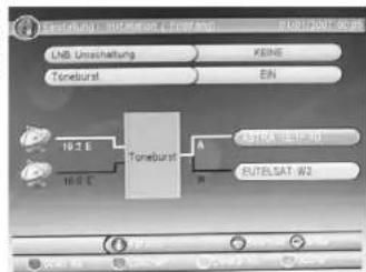 MEGASAT 3400se - Single connection between Satellite / LNB and Receiver with Toneburst - 1