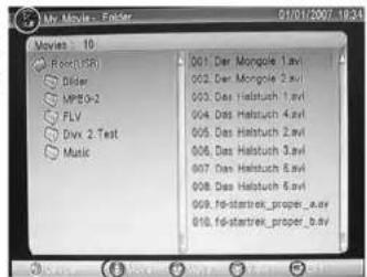 My Movie - Eider 01/01/2007.19:24 Movies - 10 Diver (USB) Diver MPB0-2 FLV Divx 2-Test Music 001. Der Mongole 1.avi 002. Der Mongole 2.avi 003. Des Halustuch 1.avi 004. Des Halustuch 4.avi 005. Des Halustuch 2.avi 006. Des Halustuch 3.avi 007. Des Halustuch 5.avi 008. Des Halustuch 6.avi 009. fd-startlek_proper_a.avi 010. fd-startlek_proper_b.avi