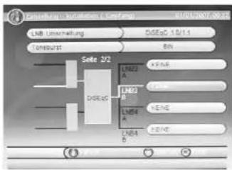 Densitungs (Vorberichtigung) - Umgebung LNB Umberrung DGEc0 1/2/14 Tonsburst 8h Seite 2/2 LNB2 A LNB2 B LNB4 A LNB4 B HENC HENC ( )