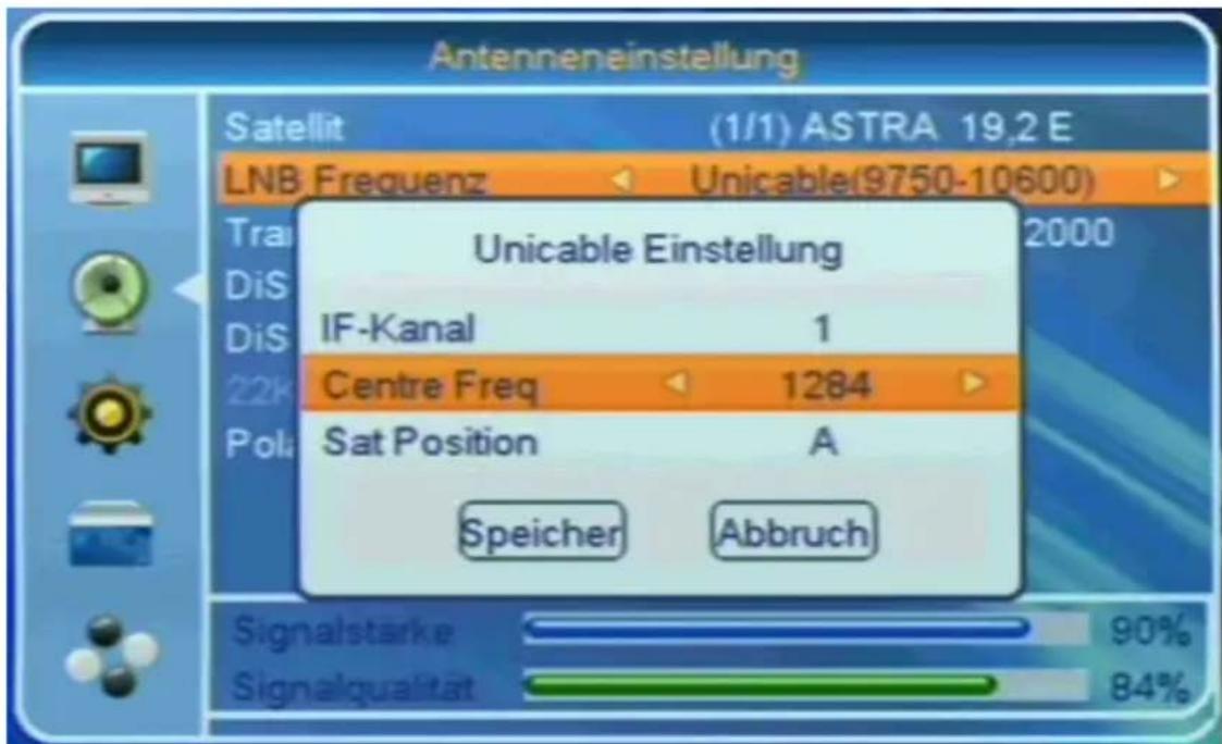 Boca HD Senator - Anschluss an ein Einkabel-System (EN 50494) - 1
