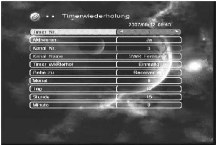 Boca HD-S CI100 - • Timerwiederholung - 1
