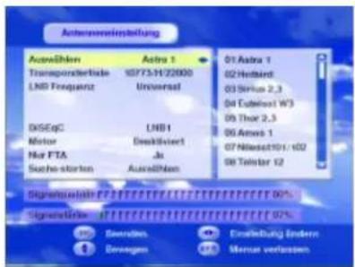Boca DSR 103 - Antenneneinstellung: - 1