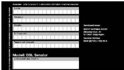 Boca DSL Senator - Geräteübersicht - 2