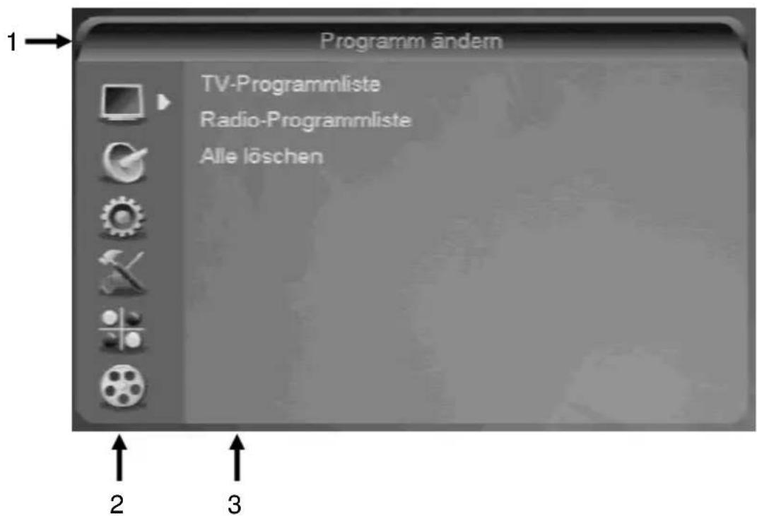 Comag SL50-1CI - So können Sie sich in den Menüs orientieren - 1