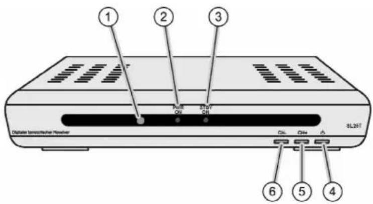 Comag SL 25T - Receiver Vorderseite - 1