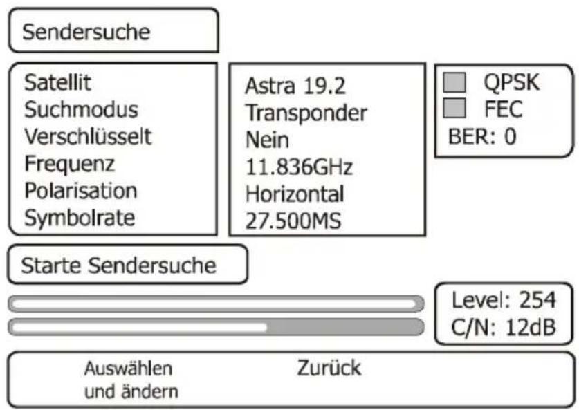 Comag PVR-SL80 - Installation – Sendersuche - 1