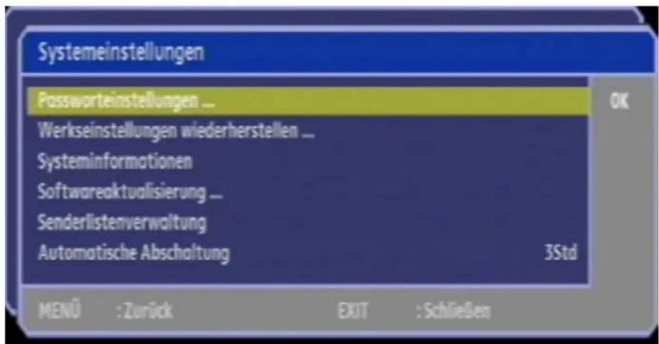 Comag PVR 2/100CI HD - Systemeinstellungen - 2