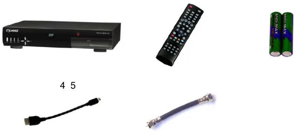 Comag PVR 2/100CI HD - Lieferumfang - 1