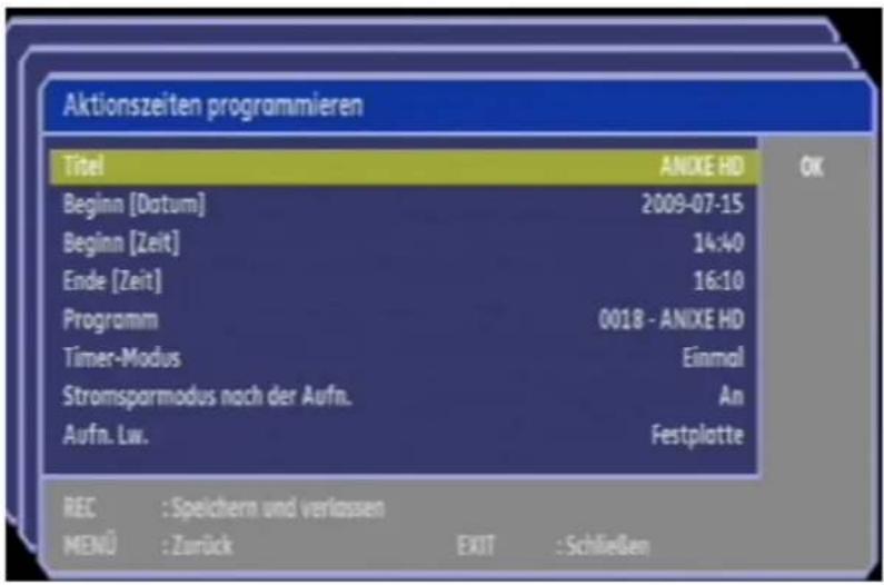 Comag PVR 2/100CI HD - Direktaufnahme - 1