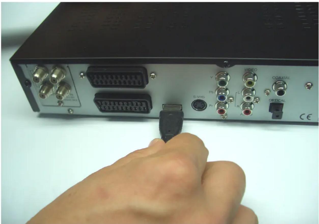 Comag PVR 2/100CI HD - Anschluss an den HDMI-Ausgang - 1