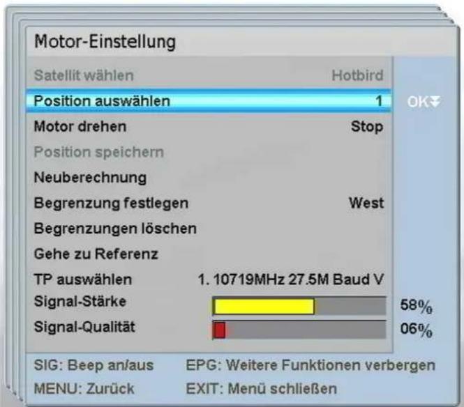 Comag PVR 2/100CI - Position auswählen - 2