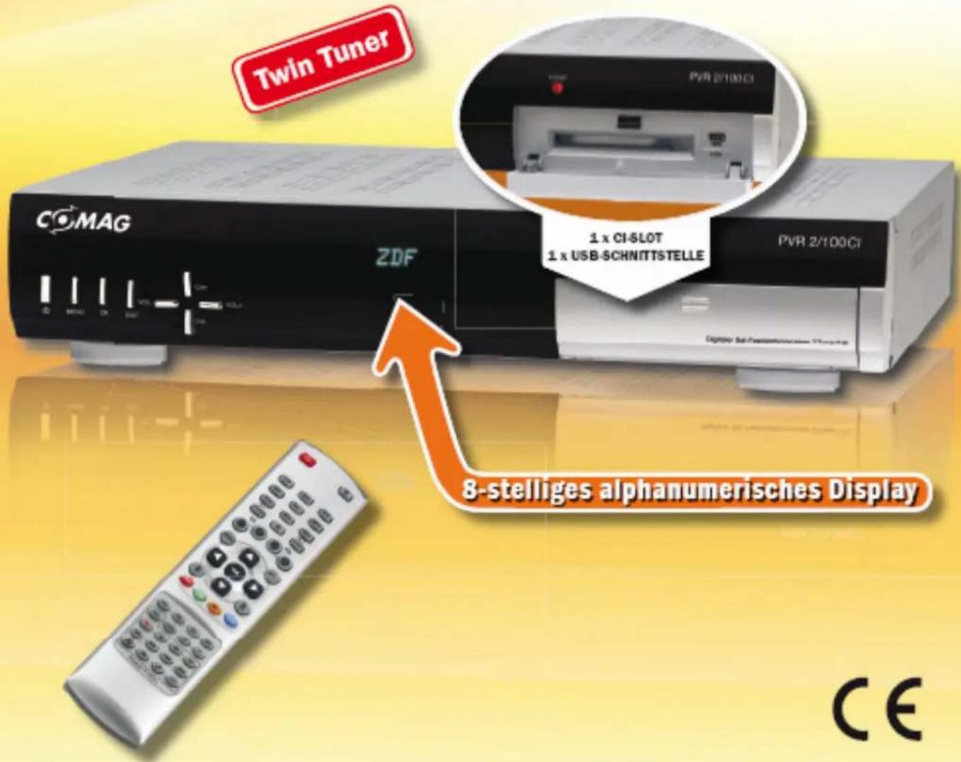 Comag PVR 2/100CI - Bedienungsanleitung - 1